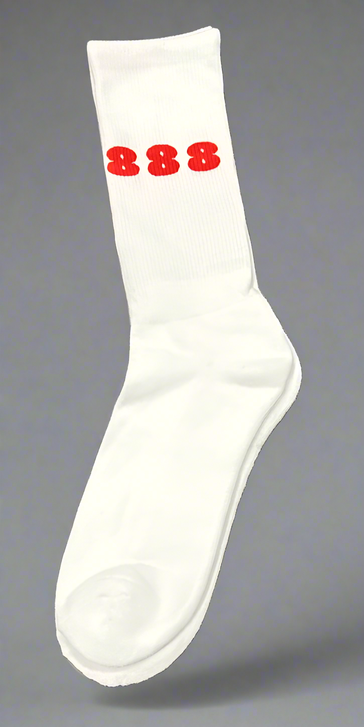 888 Angel Number Socks