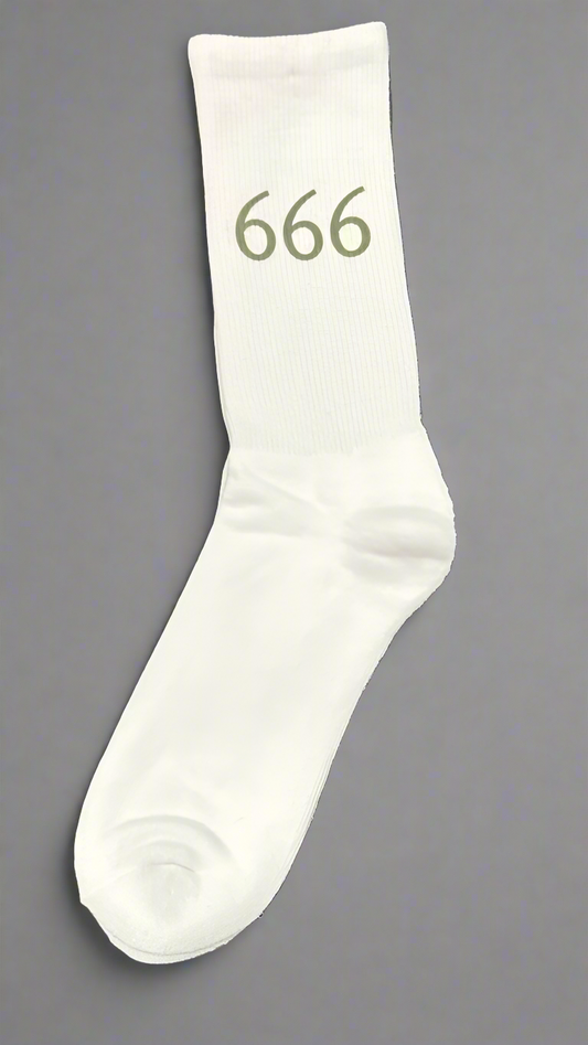 666 Angel Number Socks