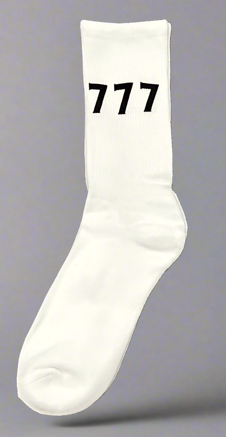 777 Angel Number Socks