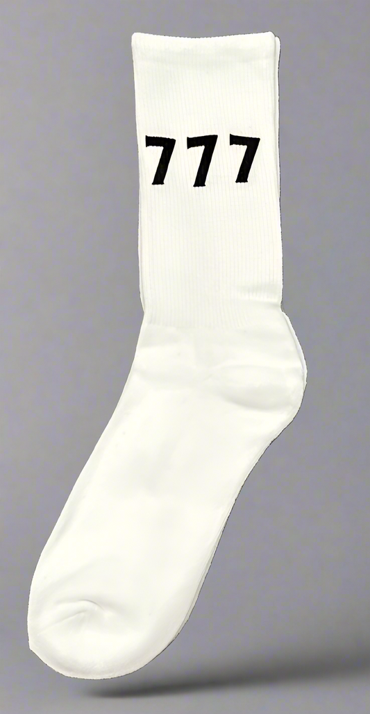 777 Angel Number Socks