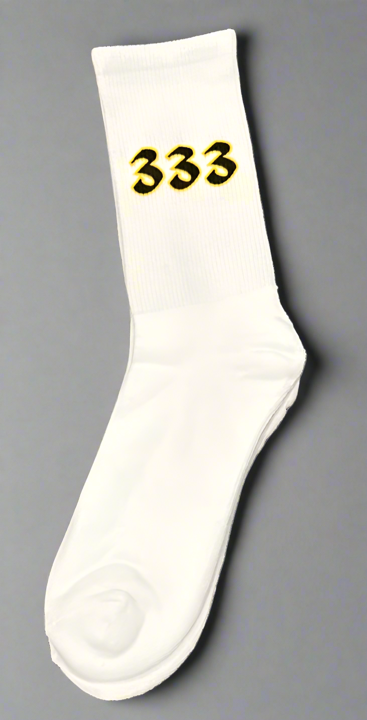 333 Angel Number Socks