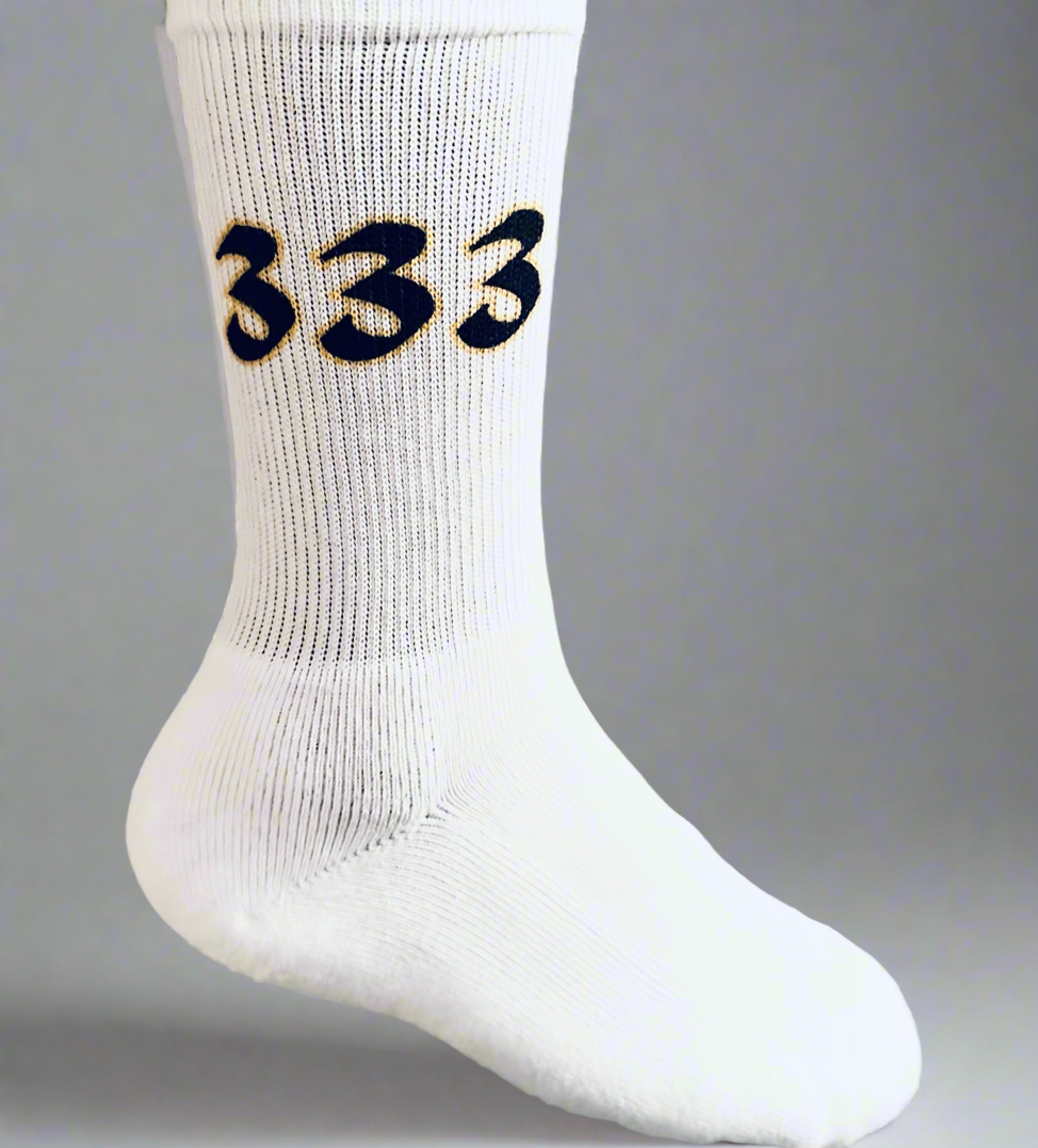 333 Angel Number Socks