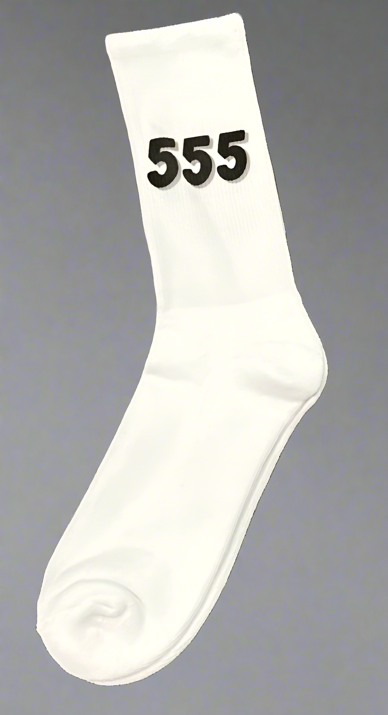 555 Angel Number Socks