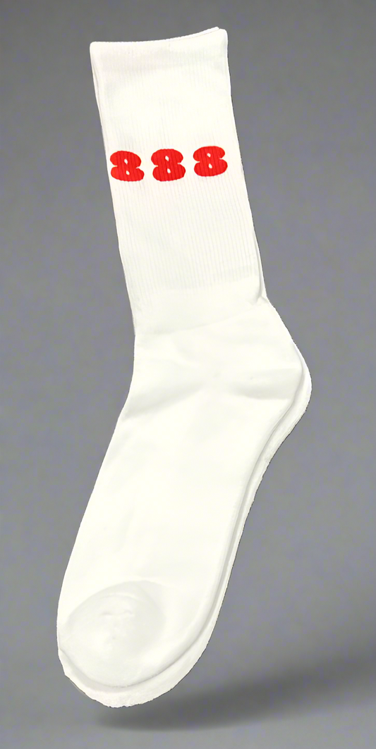 888 Angel Number Socks