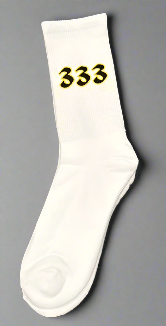 333 Angel Number Socks